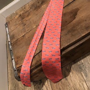 Coral Whale Tie